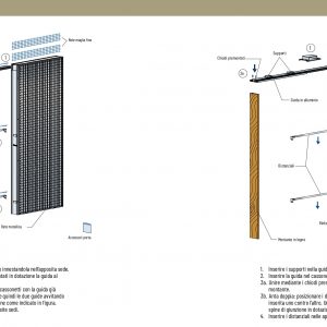 Sliding Counterframe from Plaster/Plasterboard